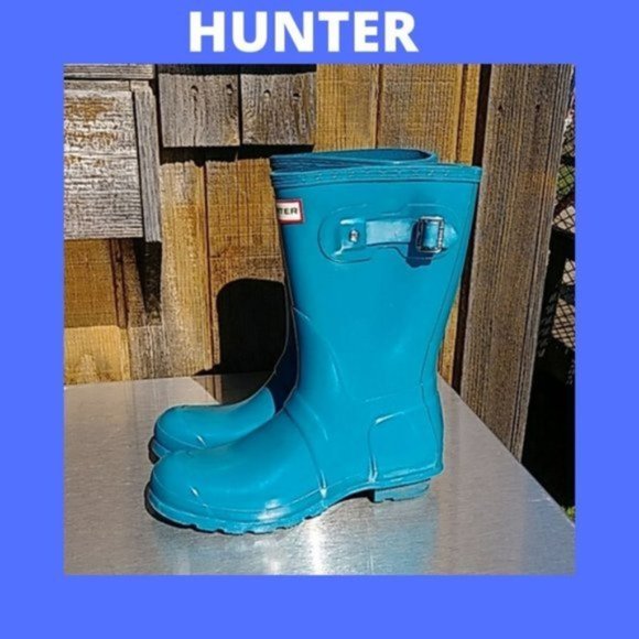 Womens boots Hunter Rainboots Size 8